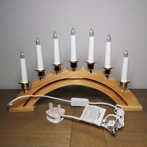 Christmas Candlebridge with 7 Bulbs - Neutral candlebridge by Samuel Alexander