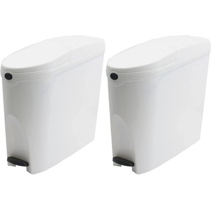 Sanitary Bin 20L Slimline for Female And Baby Hygiene - White / 40l by Supawash-Pro