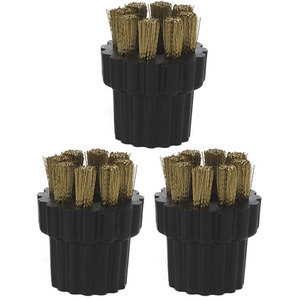 H2O Steam Mop Replacement Brushes - Black by H2o