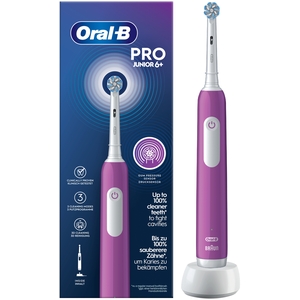 Oral-B Pro Junior Purple Electric Toothbrush, For Ages 6 - Purple by Oral-B