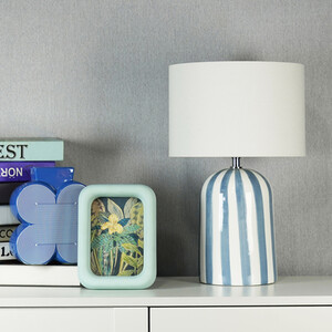 Roisin Table Lamp - Blue and White
