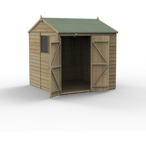 4LIFE Reverse Apex Shed 7x7 by Forest Garden