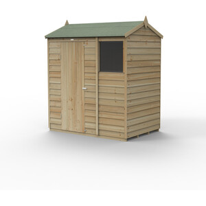 4LIFE Reverse Apex Shed 6x4 by Forest Garden