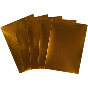 A4 Metallic Card - Gold by Crafty Club