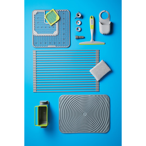 KitchenCraft Flexible Draining Mat - Grey by KitchenCraft