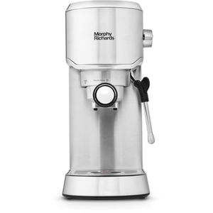 Morphy Richards Manual Compact Espresso Machine - Silver by Morphy Richards