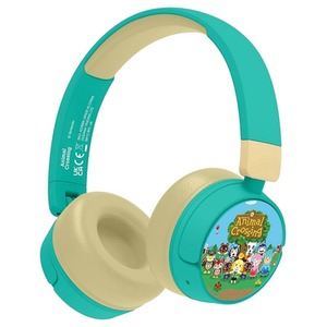 Animal Crossing Kids Wireless Bluetooth Headphones - Teal by OTL