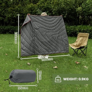 Picnic Blanket Outdoor Portable With Storage Bag - Grey