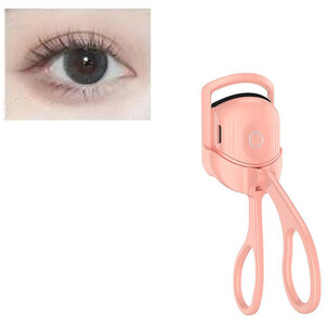 Eyelash Curler USB Electric Heated Comb Eyelash Curler Makeup Tools - Pink
