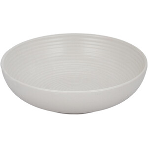 Genoa Ribbed Serving Bowl - Cream / 24cm