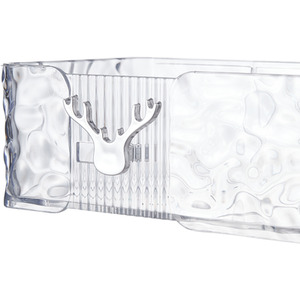 2Pcs Wall Mounted Shower Caddy - Transparent by komore