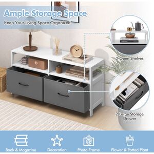 Storage Organiser Unit - White by Costway