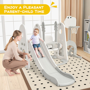 5 in 1 Climber Slide Playset by Costway