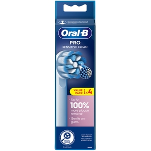 Oral-B Pro Sensitive Clean Toothbrush Heads, 4 Counts - White by Oral-B