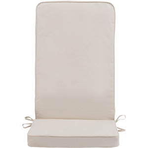 Icon Indoor Outdoor Chair Cushion with High Back - White / 4 by Icon