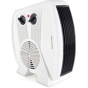 Electric Fan Heater with Thermostat 3000W - White
