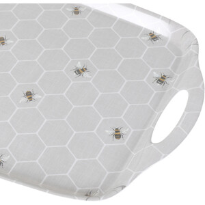 Honeycomb Bee Tray - Grey / Large Tray by Impress