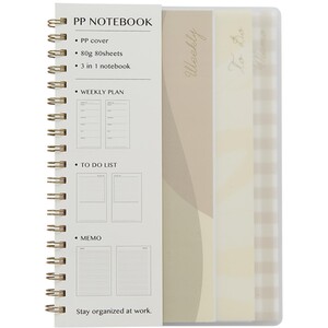 Soft Neutrals 3 in 1 Organiser - Neutral