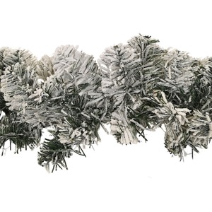 Kaemingk Snowflocked Luxury Christmas Imperial Garland - Green by Samuel Alexander