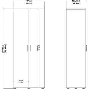 Pepe 3 Piece Bedroom Set - Black