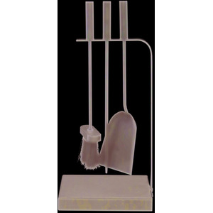 JVL Belmont Contemporary Fireside Companion Curve Tool Set - Black by JVL