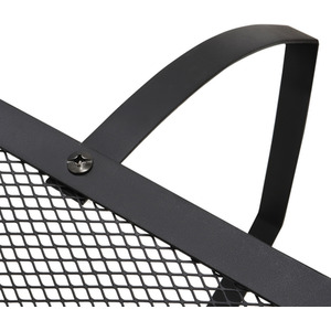 JVL Broughton Log Holder Black - Black by JVL