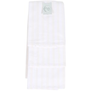 Pack of 3 Basket Weave Tea Towels - Cream