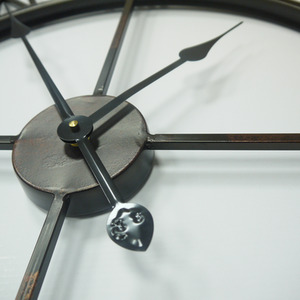 Large Metal Oversized Roman Numerals Wall Clock by WALPLUS