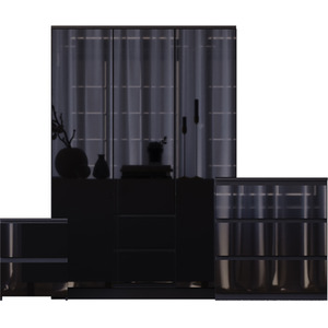 Vida Designs Glinton 3 Piece FSC Bedroom Set - Black by Vida Designs