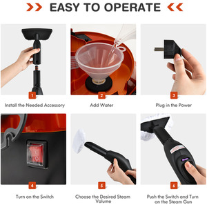 Multipurpose Steam Cleaner with 20 Accessories by Costway