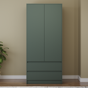 Denver Bedroom Set (2 Drawer Bedside, 3 Drawer Chest, 2 Door 2 Drawer Wardrobe) by Vida Designs