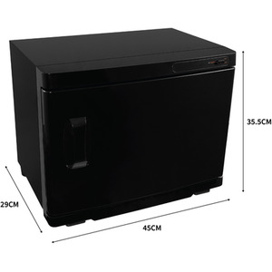 Black Hot Towel Warmer - Black by Monster Shop