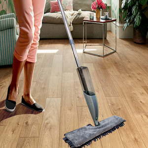 Spray Mop With Microfibre Cloth - Grey by Roseley