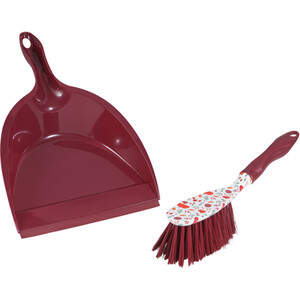 Autumn Pumpkin Dustpan and Brush Set - Brown