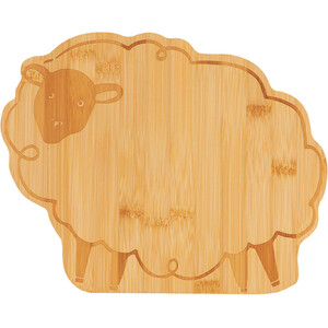 Highland Flock Sheep Chopping Board - Brown