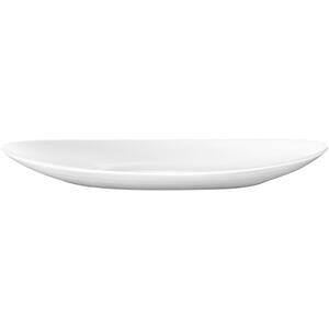 Prometeo Oval Glass Steak Plates 32cm White Pack of 6 - White by Bormioli Rocco