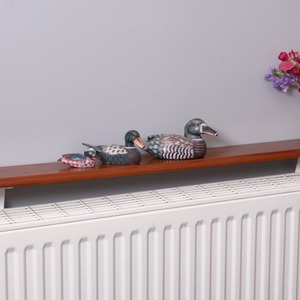 115.5cm Radiator Shelf Oak - Brown by Greenhurst