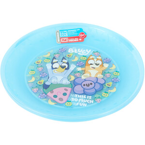 Pack of 4 Bluey Reusable Plates - Blue by Bluey