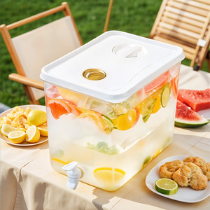 10L Refrigerator Beverage Dispenser - White by komore