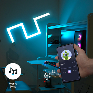 Smart RGBIC Light Bars - White by ValueLights