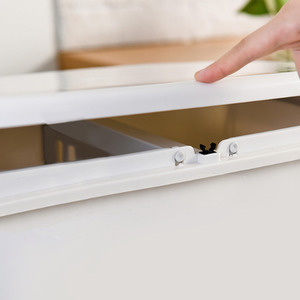 Dry Wet Waste Recycling Pedal Classified Bin Kitchen Storage Trolley Cart - White / 38l by Livingandhome