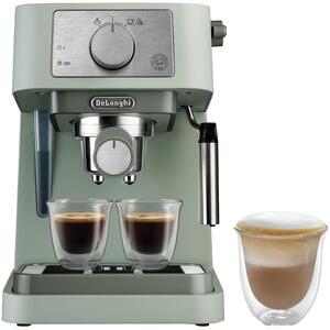 DeLonghi Stilosa Manual Coffee Machine - Green by DeLonghi
