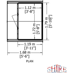 Pixie Playhouse - Honey Brown by Shire Garden Buildings