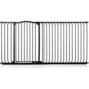 Extra Tall Curved Top Safety Gate - Matt Black / 189cm - 198cm by Safetots