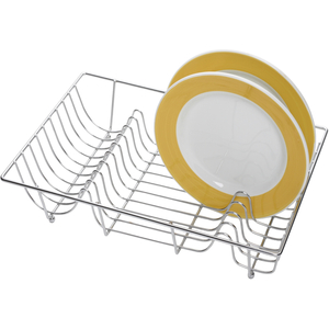 KitchenCraft Chrome Plated Large Wire Dish Drainer - Silver by KitchenCraft