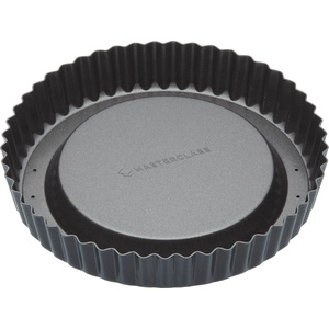 MasterClass Non-Stick 20cm Raised Flan Tin - Grey by MasterClass