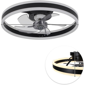 LED Ring Design Ceiling Fan Light by Livingandhome