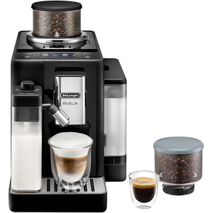 DeLonghi Rivelia Bean to Cup Automatic Coffee Machine - Black by DeLonghi