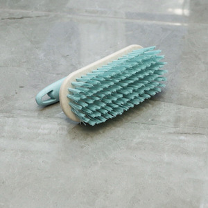 Pro Clean Anti-Bacteria Scrubbing Brush with Handle - Blue by JVL