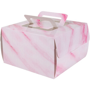 Large Marble Cake Box